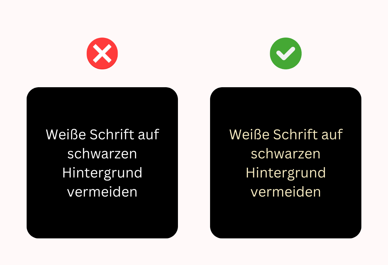 Dark Mode Light Mode - Schrift