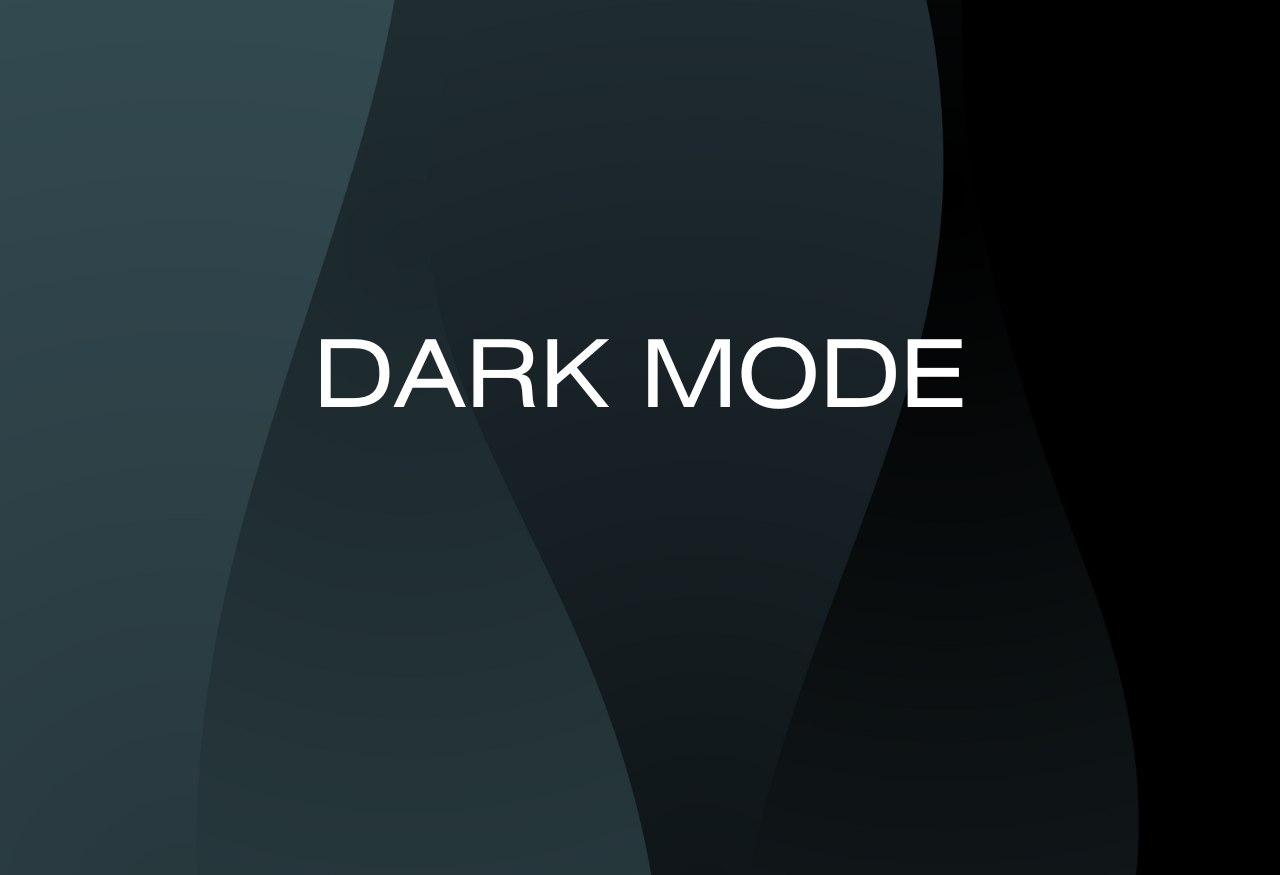 Dark Mode Webseite